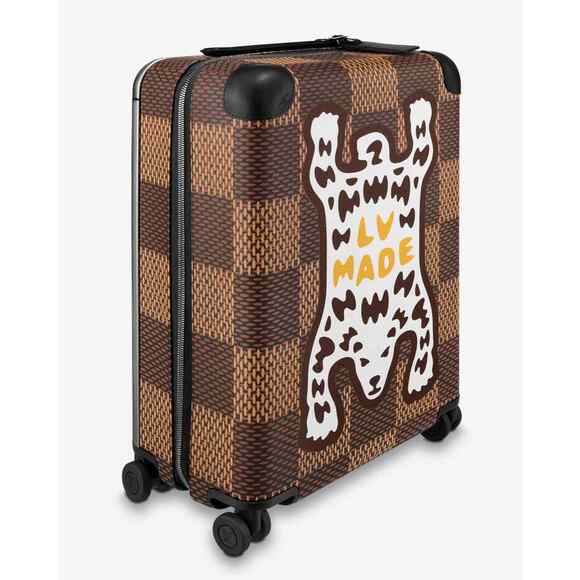 Louis Vuitton Horizon 55 Nigo LV Made Cabin Rolling Luggage Damier Travel Bag - Picture 3 of 12